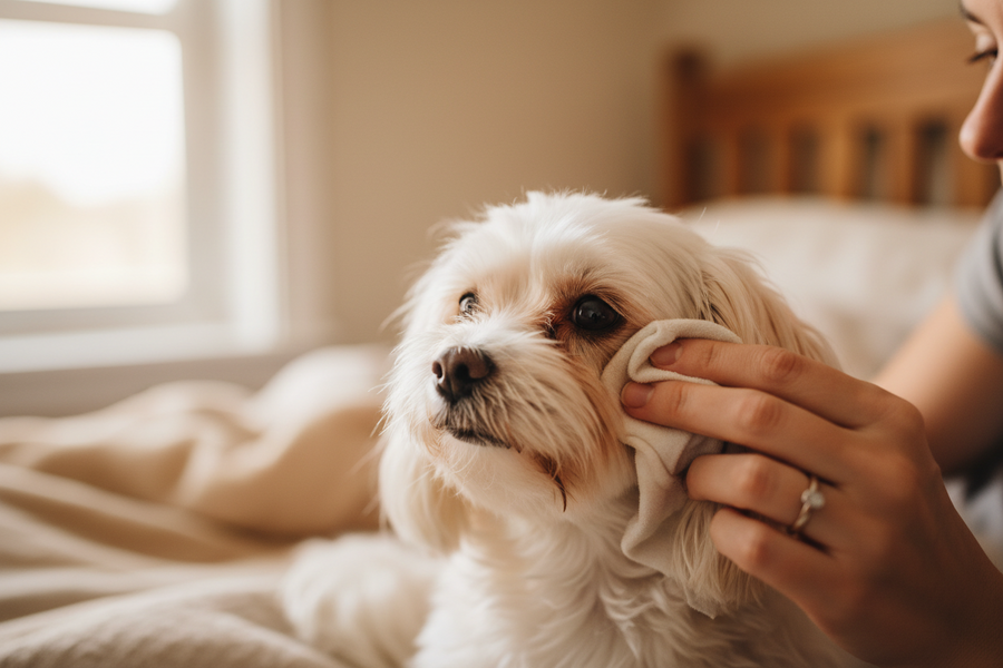 How to Clean Tear Stains Around Your Dog’s Eyes