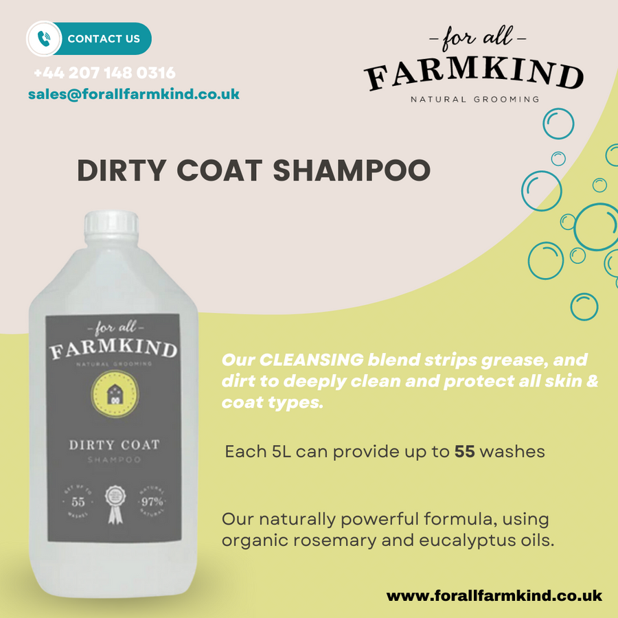 For All FarmKind Dirty coat shampoo TRADE