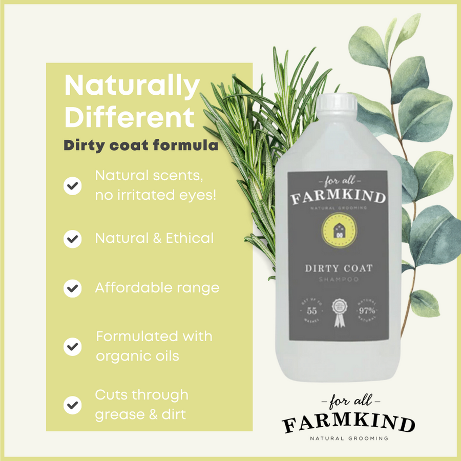 For All FarmKind Dirty coat shampoo