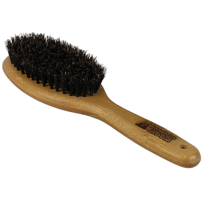 Bamboo Groom Oval Bristle Brush