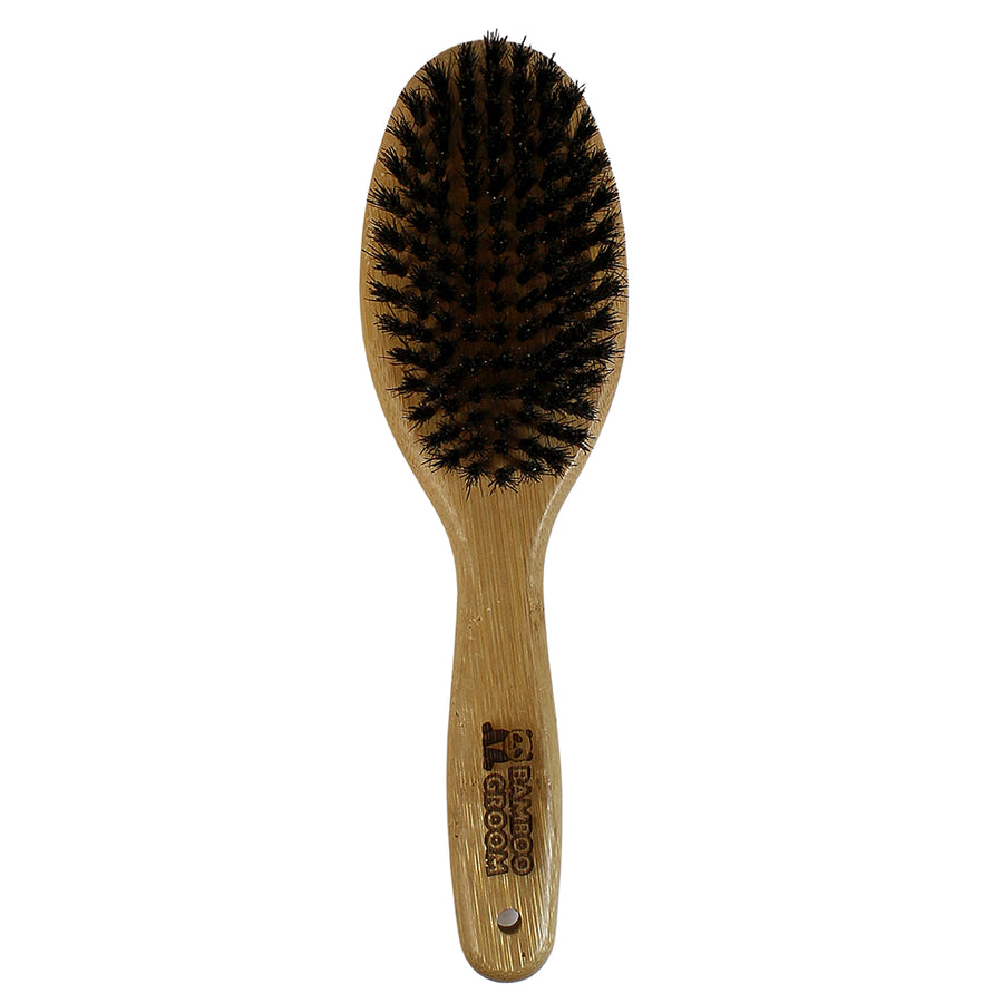 Bamboo Groom Oval Bristle Brush - TRADE